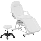 LOUVIXA Tattoo Chair, Adjustable Facial Chair 73 Inch Salon Bed with Hydraulic Stool for Professional Massage Beauty Spa (Black)