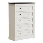 LOUVIXA Farmhouse Dresser 9 Drawer, Bedroom Chest of Drawers, Dressers with 9 Drawers, Wooden Dressers for Bedroom, Living Room, Tv Stand, Entryway(Rustic Yellow)