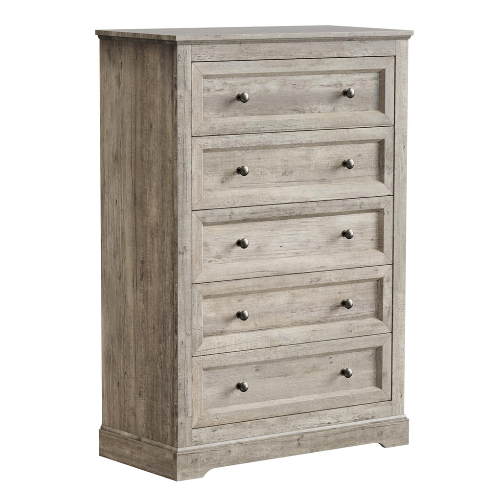 LOUVIXA Farmhouse Dresser 9 Drawer, Bedroom Chest of Drawers, Dressers with 9 Drawers, Wooden Dressers for Bedroom, Living Room, Tv Stand, Entryway(Rustic Yellow)