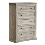 LOUVIXA Farmhouse Dresser 9 Drawer, Bedroom Chest of Drawers, Dressers with 9 Drawers, Wooden Dressers for Bedroom, Living Room, Tv Stand, Entryway(Rustic Yellow)