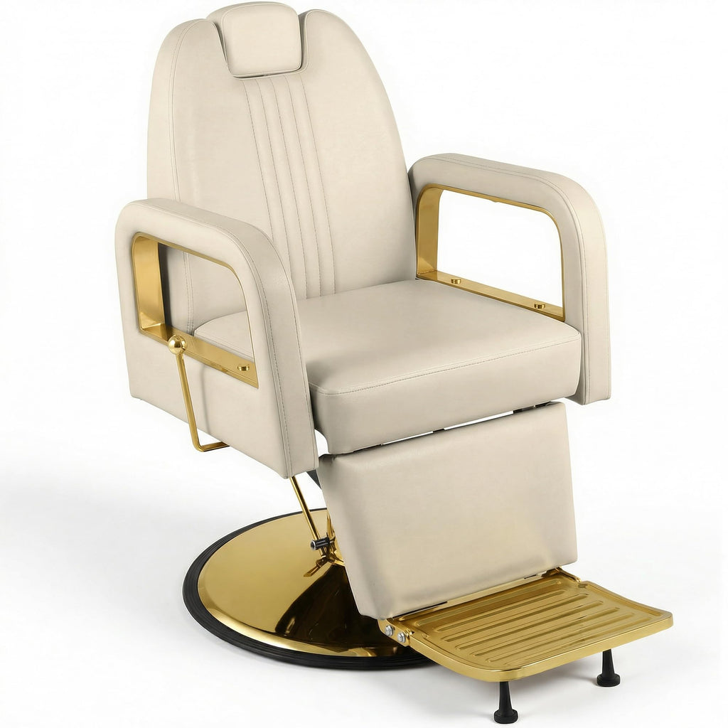 LOUVIXA Barber Chair Heavy Duty (Black)