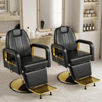 LOUVIXA Barber Chair Heavy Duty (Black)